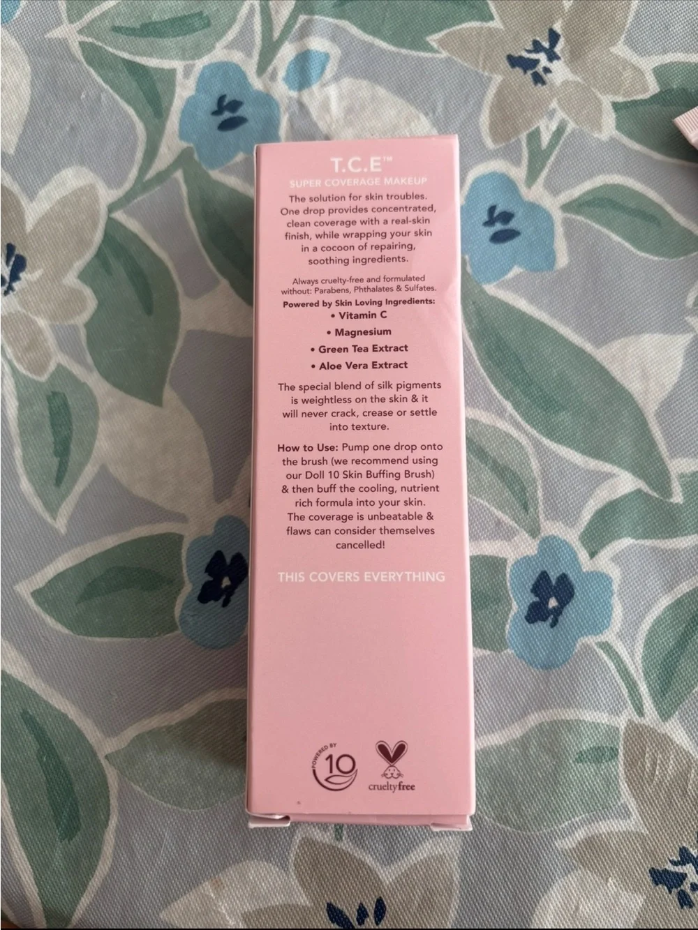 DOLL 10 T.C.E. Super Coverage Foundation Light 30ml NIB Full Coverage Makeup